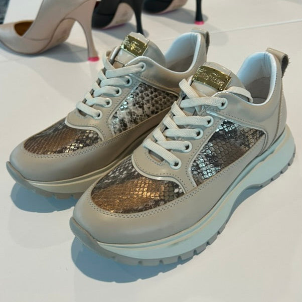 Claire Flowers Sneaker in Snake