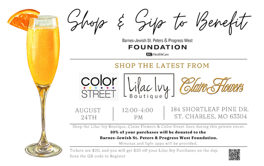 Sip, Shop, and Support: A Special Event Benefiting Barnes-Jewish St. Peters & Progress West Foundation