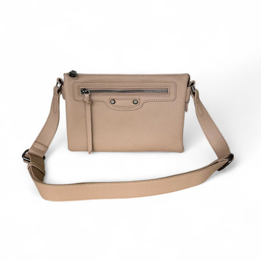 Claire Flowers Crossbody in Champagne