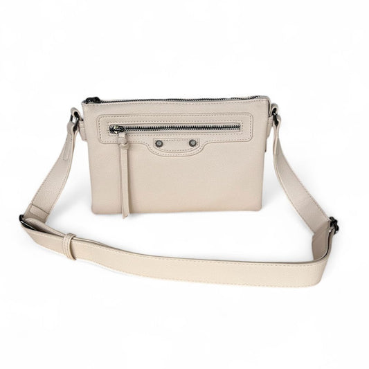 Claire Flowers Crossbody in Bone