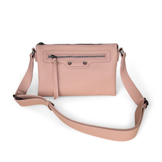 Claire Flowers Crossbody in Blush