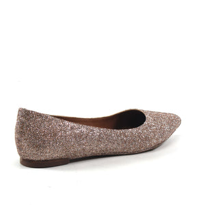 Special Occasion Lynn Flat Glitter Shoe