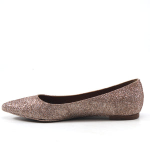 Special Occasion Lynn Flat Glitter Shoe