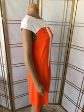 Color Block Dress in Tangelo