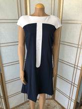 Color Block Dress in Navy