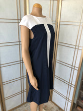 Color Block Dress in Navy